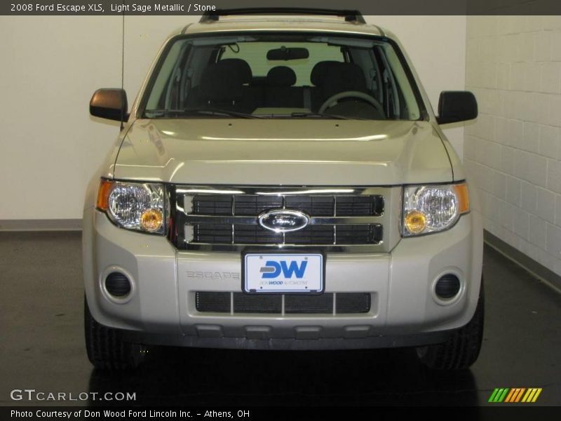 Light Sage Metallic / Stone 2008 Ford Escape XLS