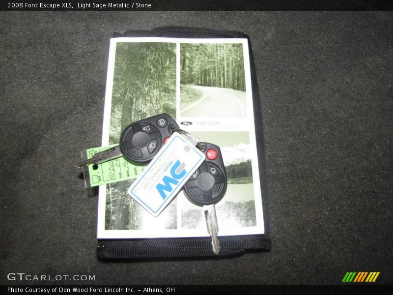 Light Sage Metallic / Stone 2008 Ford Escape XLS