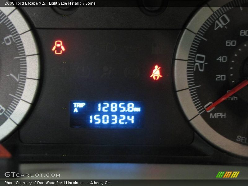 Light Sage Metallic / Stone 2008 Ford Escape XLS