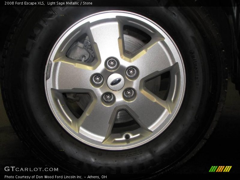 Light Sage Metallic / Stone 2008 Ford Escape XLS