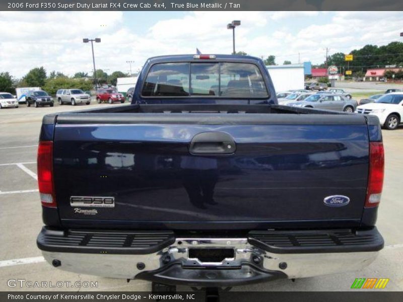 True Blue Metallic / Tan 2006 Ford F350 Super Duty Lariat FX4 Crew Cab 4x4