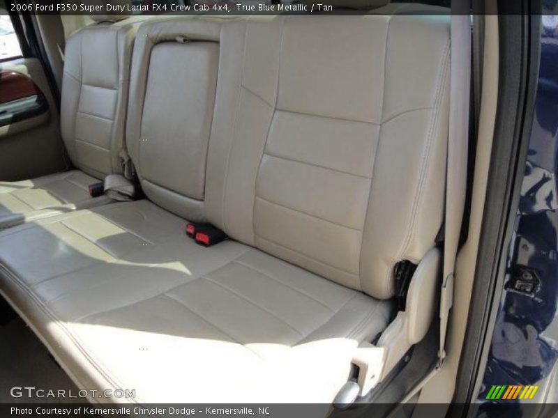 True Blue Metallic / Tan 2006 Ford F350 Super Duty Lariat FX4 Crew Cab 4x4