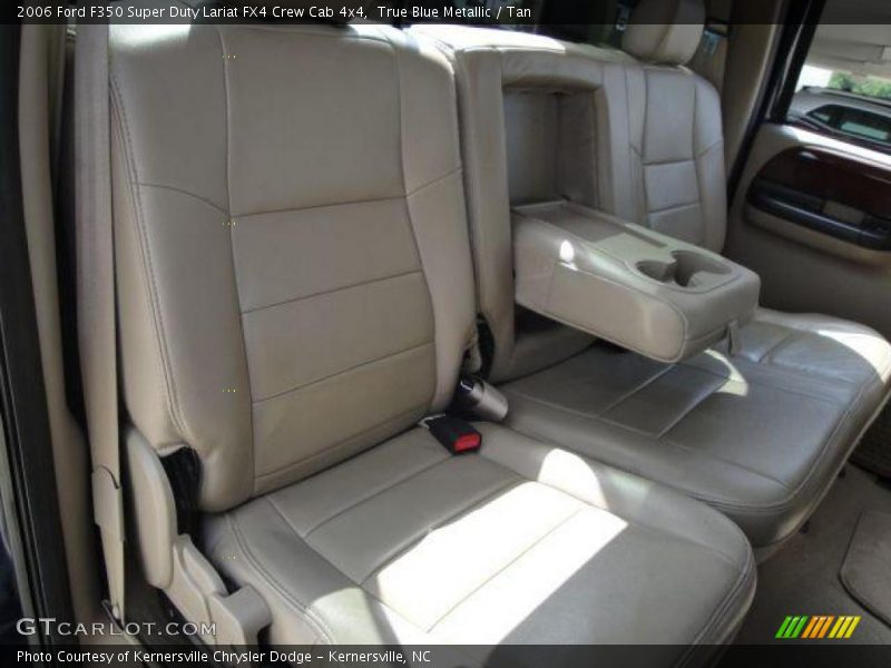 True Blue Metallic / Tan 2006 Ford F350 Super Duty Lariat FX4 Crew Cab 4x4