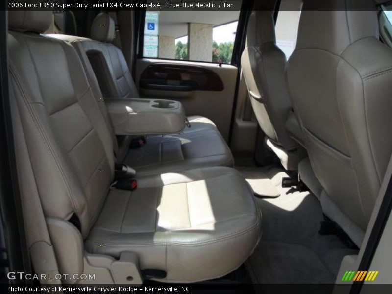 True Blue Metallic / Tan 2006 Ford F350 Super Duty Lariat FX4 Crew Cab 4x4