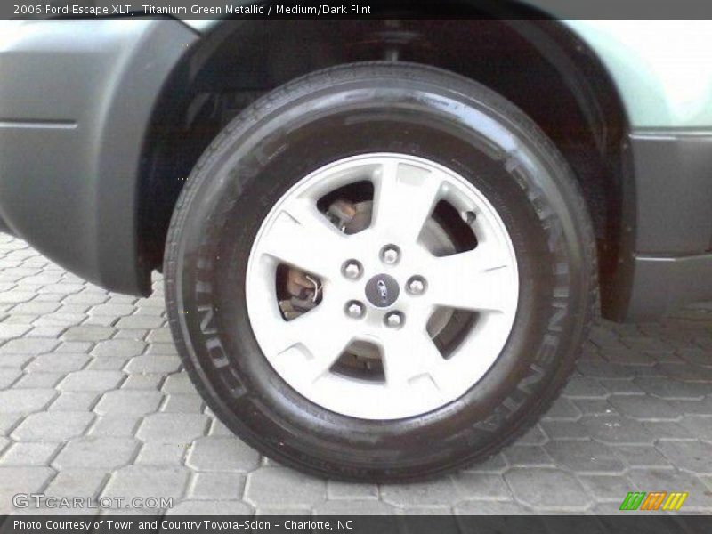 Titanium Green Metallic / Medium/Dark Flint 2006 Ford Escape XLT