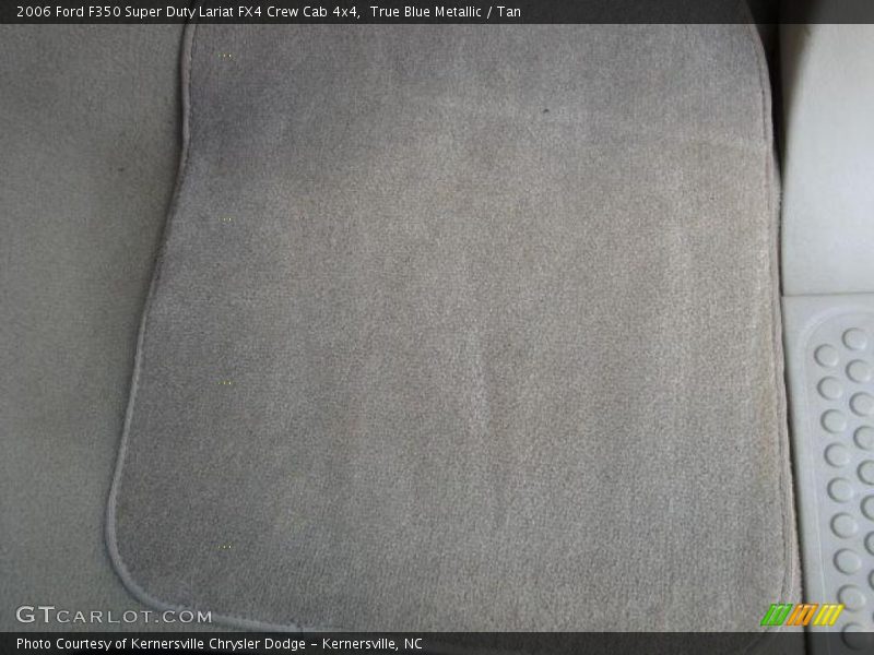 True Blue Metallic / Tan 2006 Ford F350 Super Duty Lariat FX4 Crew Cab 4x4