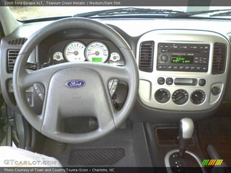 Titanium Green Metallic / Medium/Dark Flint 2006 Ford Escape XLT