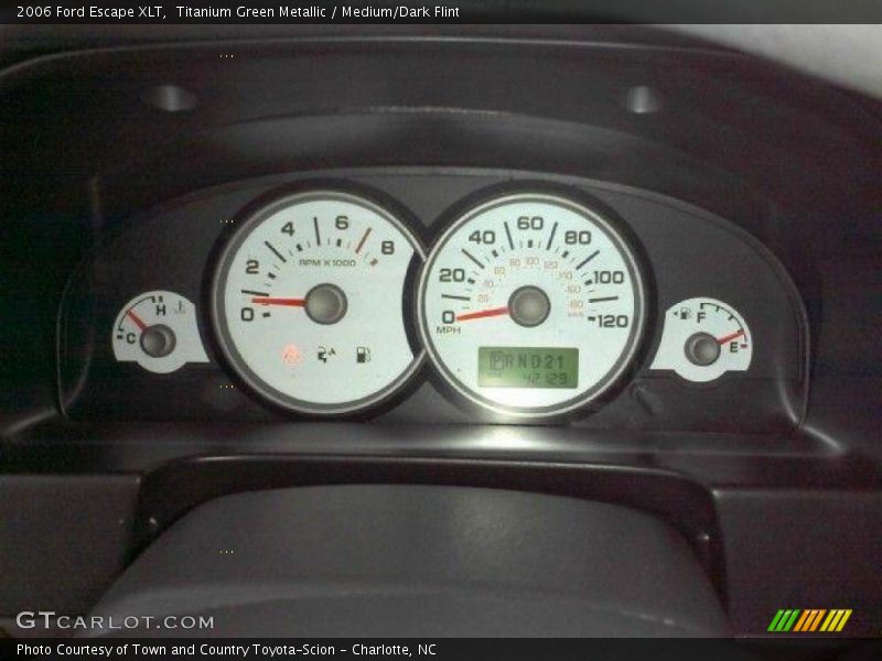 Titanium Green Metallic / Medium/Dark Flint 2006 Ford Escape XLT