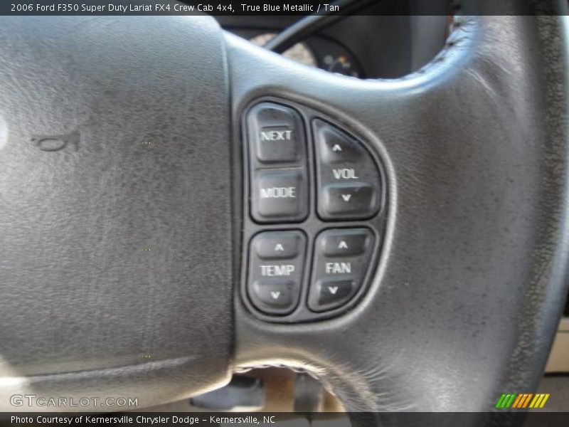 True Blue Metallic / Tan 2006 Ford F350 Super Duty Lariat FX4 Crew Cab 4x4