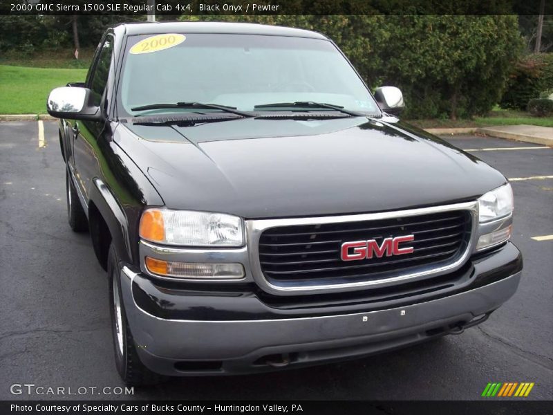 Black Onyx / Pewter 2000 GMC Sierra 1500 SLE Regular Cab 4x4