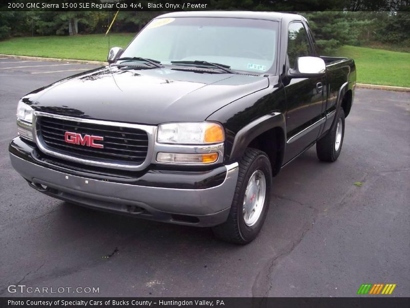 Black Onyx / Pewter 2000 GMC Sierra 1500 SLE Regular Cab 4x4