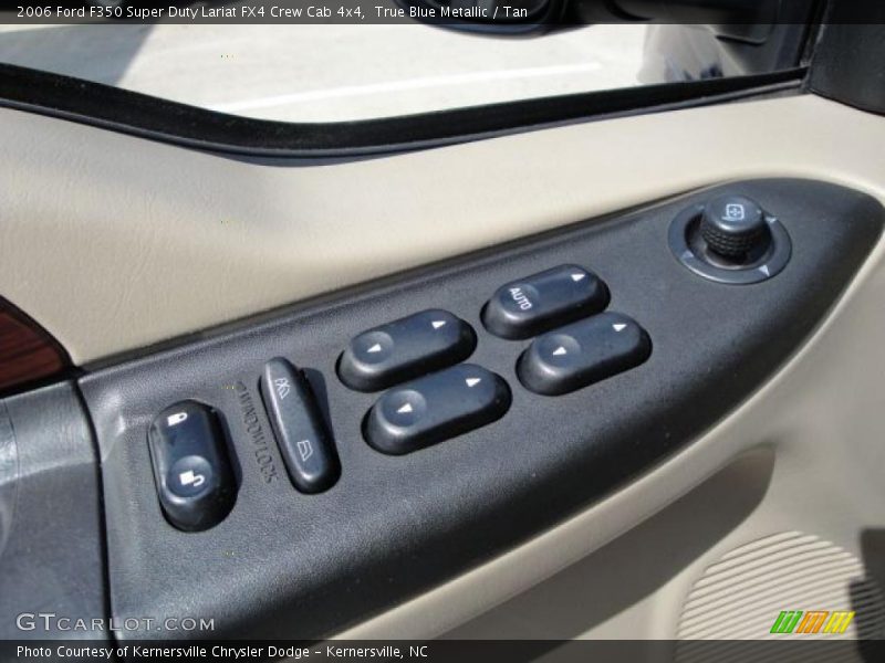 True Blue Metallic / Tan 2006 Ford F350 Super Duty Lariat FX4 Crew Cab 4x4