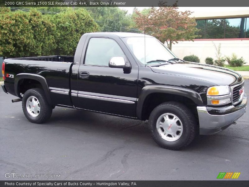 Black Onyx / Pewter 2000 GMC Sierra 1500 SLE Regular Cab 4x4
