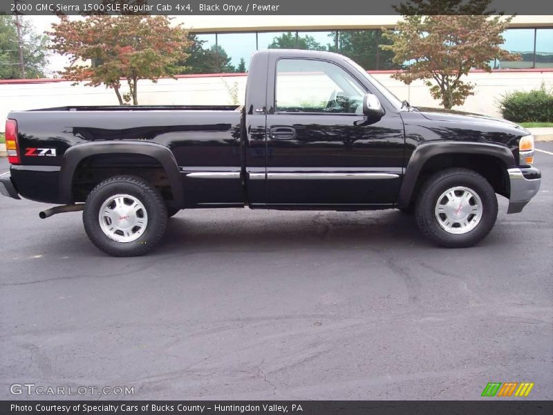 Black Onyx / Pewter 2000 GMC Sierra 1500 SLE Regular Cab 4x4