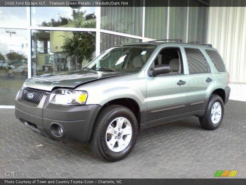Titanium Green Metallic / Medium/Dark Flint 2006 Ford Escape XLT
