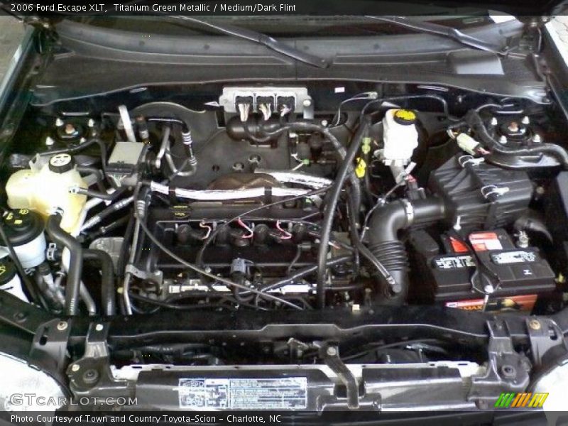 Titanium Green Metallic / Medium/Dark Flint 2006 Ford Escape XLT
