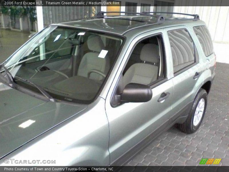 Titanium Green Metallic / Medium/Dark Flint 2006 Ford Escape XLT
