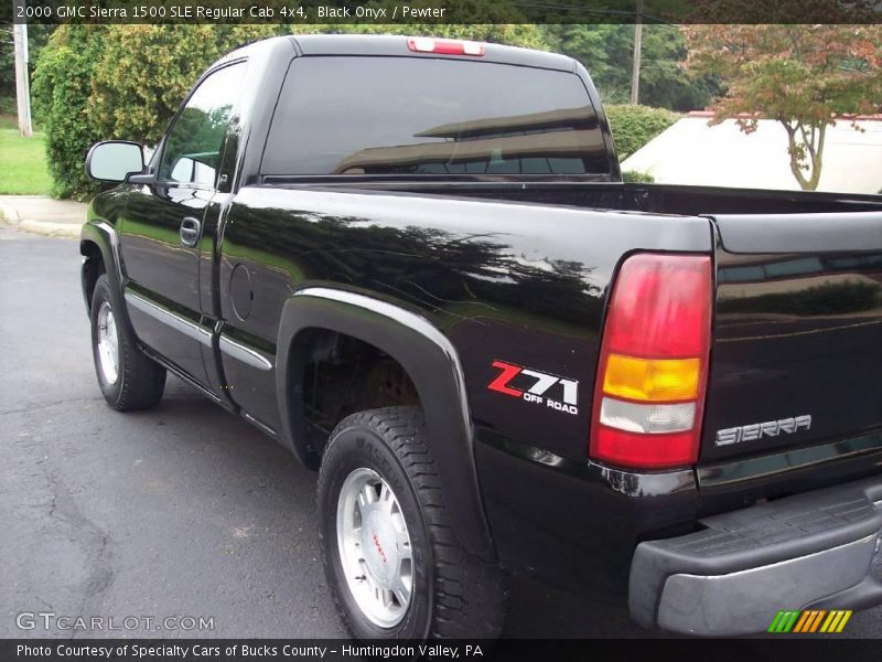 Black Onyx / Pewter 2000 GMC Sierra 1500 SLE Regular Cab 4x4