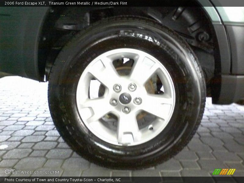 Titanium Green Metallic / Medium/Dark Flint 2006 Ford Escape XLT