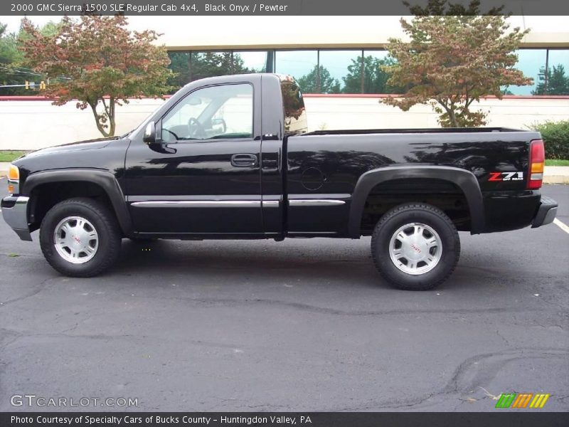 Black Onyx / Pewter 2000 GMC Sierra 1500 SLE Regular Cab 4x4