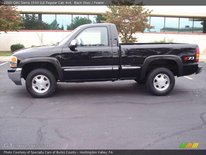 Black Onyx / Pewter 2000 GMC Sierra 1500 SLE Regular Cab 4x4