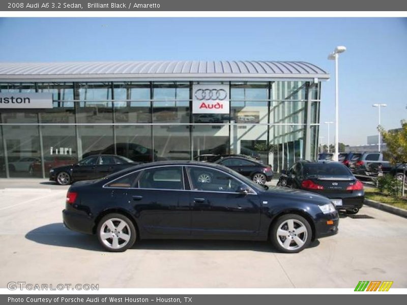 Brilliant Black / Amaretto 2008 Audi A6 3.2 Sedan