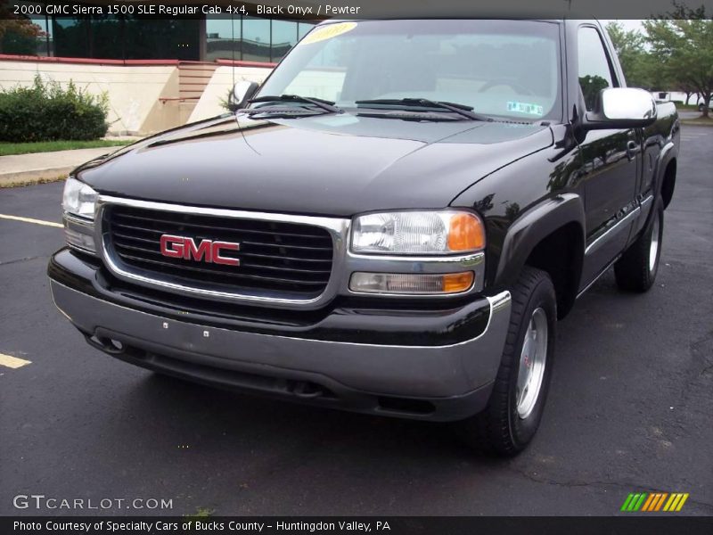 Black Onyx / Pewter 2000 GMC Sierra 1500 SLE Regular Cab 4x4