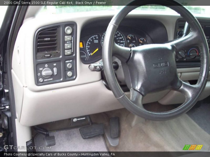 Black Onyx / Pewter 2000 GMC Sierra 1500 SLE Regular Cab 4x4