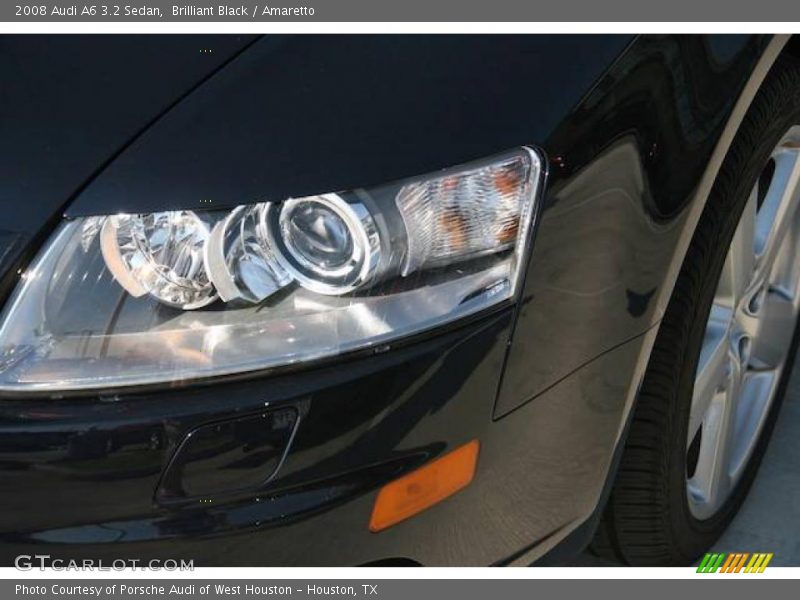 Brilliant Black / Amaretto 2008 Audi A6 3.2 Sedan