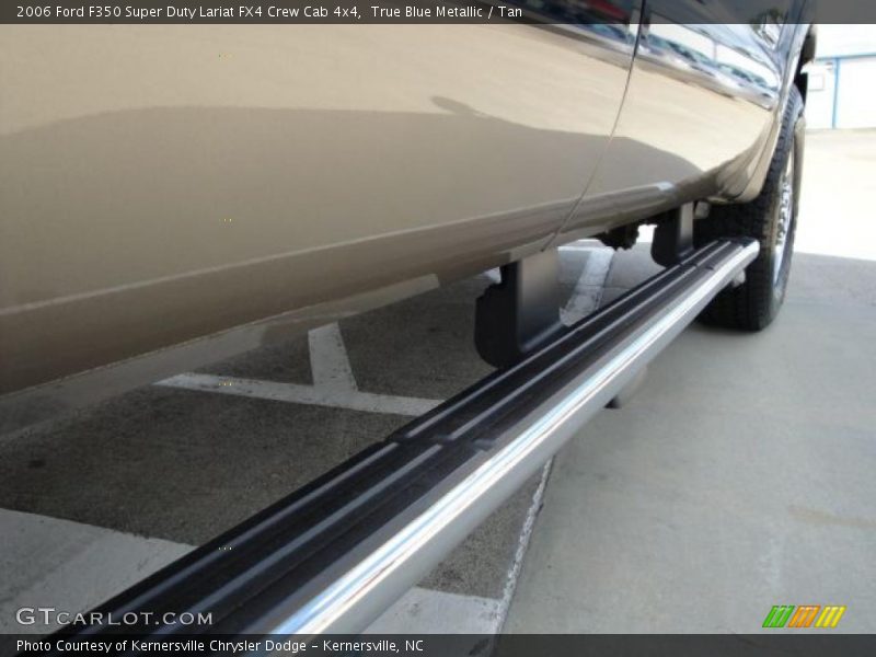 True Blue Metallic / Tan 2006 Ford F350 Super Duty Lariat FX4 Crew Cab 4x4