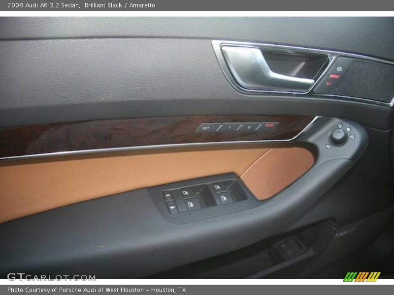 Brilliant Black / Amaretto 2008 Audi A6 3.2 Sedan