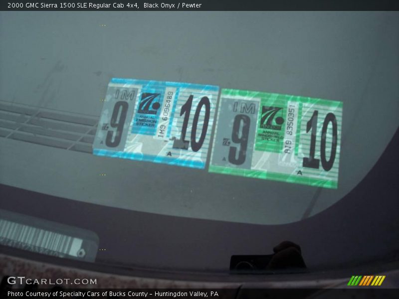 Black Onyx / Pewter 2000 GMC Sierra 1500 SLE Regular Cab 4x4