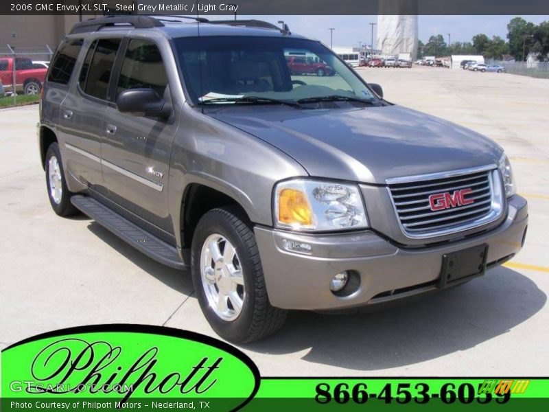 Steel Grey Metallic / Light Gray 2006 GMC Envoy XL SLT