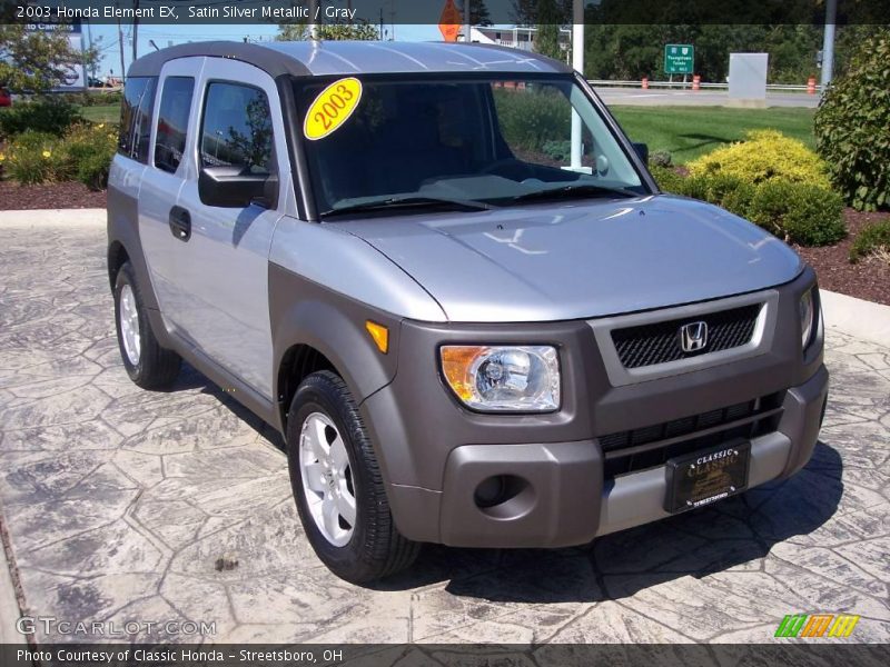 Satin Silver Metallic / Gray 2003 Honda Element EX