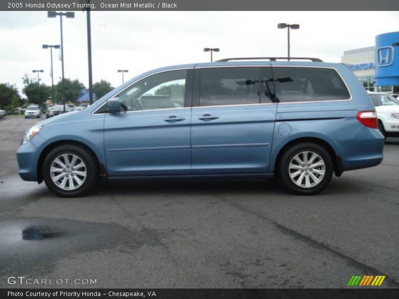 Ocean Mist Metallic / Black 2005 Honda Odyssey Touring