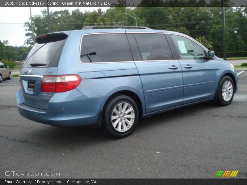 Ocean Mist Metallic / Black 2005 Honda Odyssey Touring