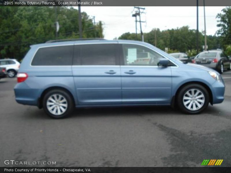 Ocean Mist Metallic / Black 2005 Honda Odyssey Touring
