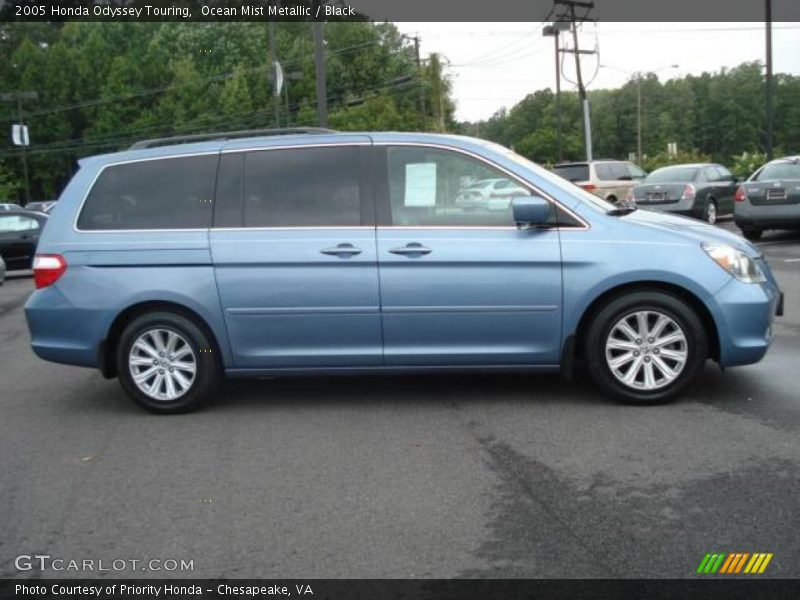 Ocean Mist Metallic / Black 2005 Honda Odyssey Touring