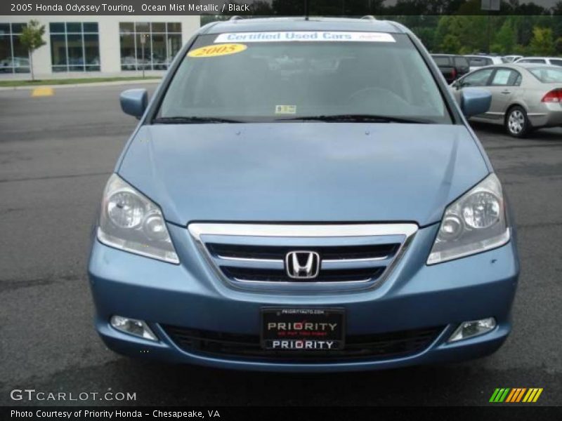 Ocean Mist Metallic / Black 2005 Honda Odyssey Touring