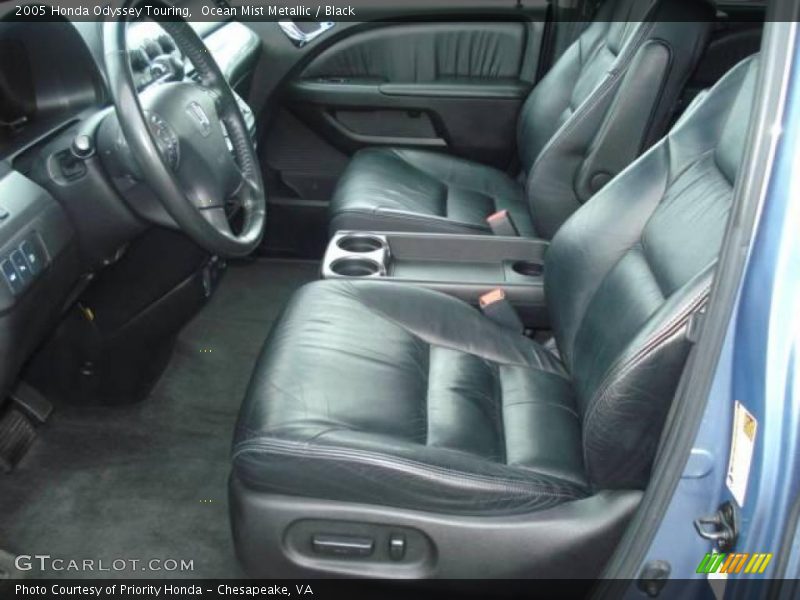 Ocean Mist Metallic / Black 2005 Honda Odyssey Touring