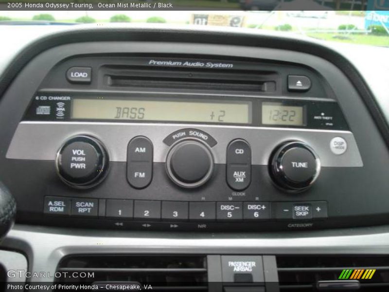 Ocean Mist Metallic / Black 2005 Honda Odyssey Touring