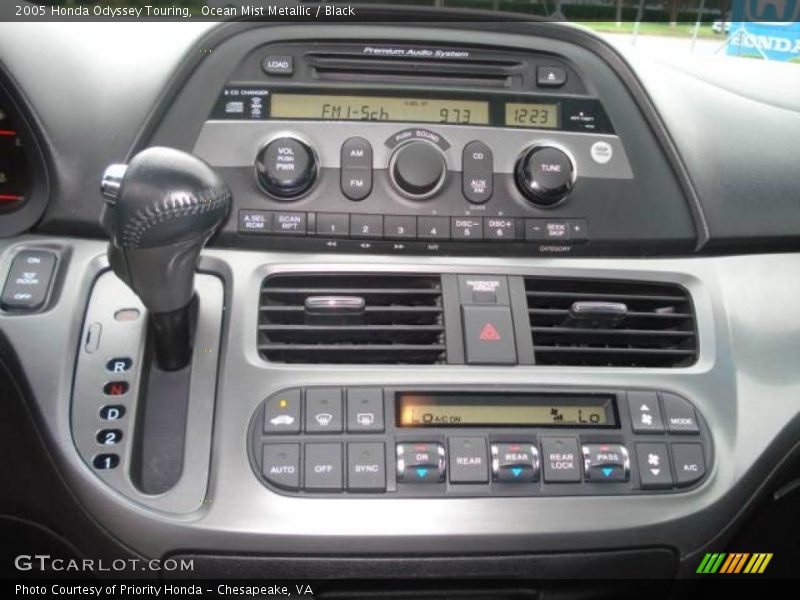 Ocean Mist Metallic / Black 2005 Honda Odyssey Touring