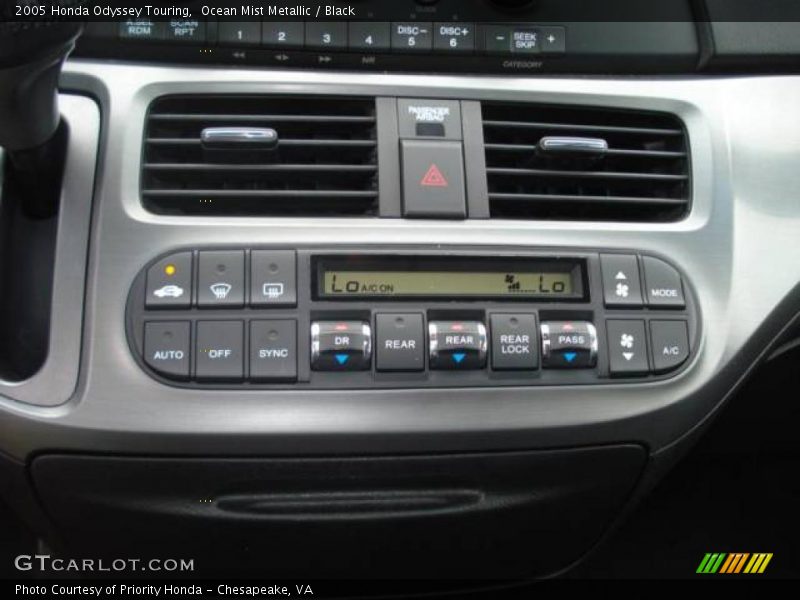 Ocean Mist Metallic / Black 2005 Honda Odyssey Touring