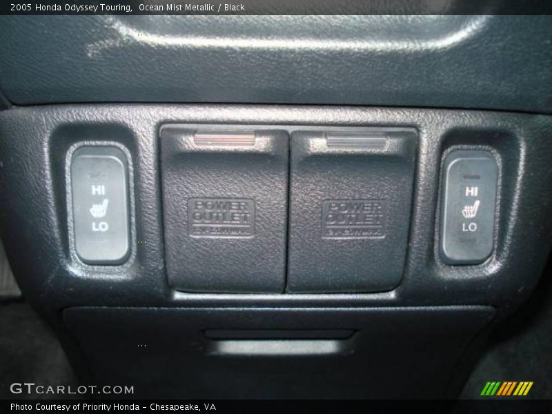 Ocean Mist Metallic / Black 2005 Honda Odyssey Touring