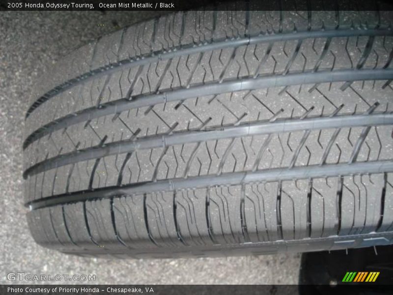 Ocean Mist Metallic / Black 2005 Honda Odyssey Touring
