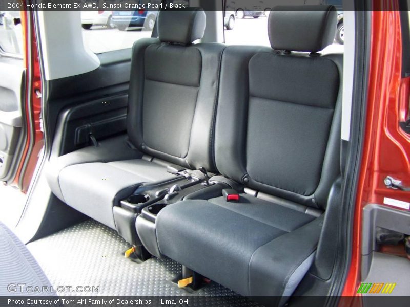 Sunset Orange Pearl / Black 2004 Honda Element EX AWD