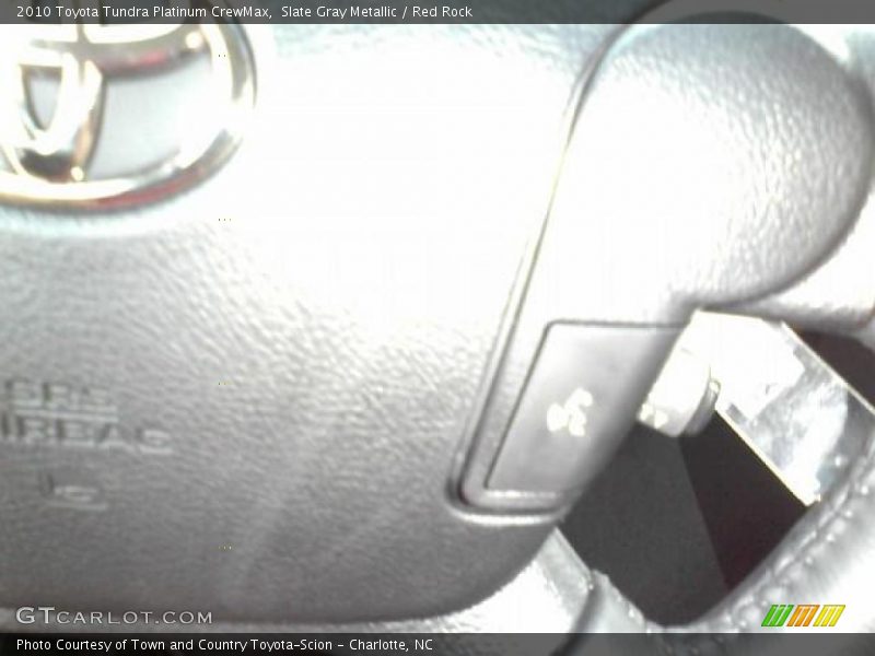 Slate Gray Metallic / Red Rock 2010 Toyota Tundra Platinum CrewMax