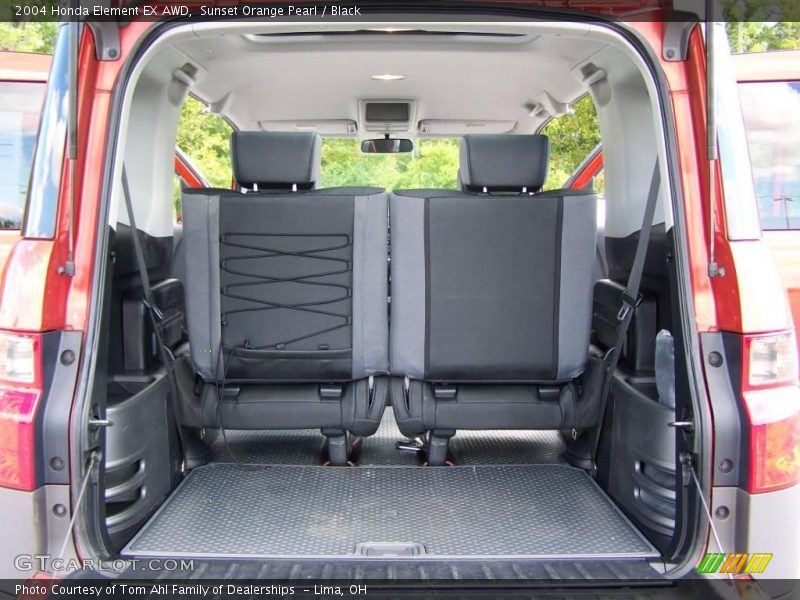 Sunset Orange Pearl / Black 2004 Honda Element EX AWD