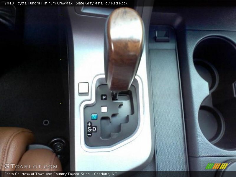 Slate Gray Metallic / Red Rock 2010 Toyota Tundra Platinum CrewMax