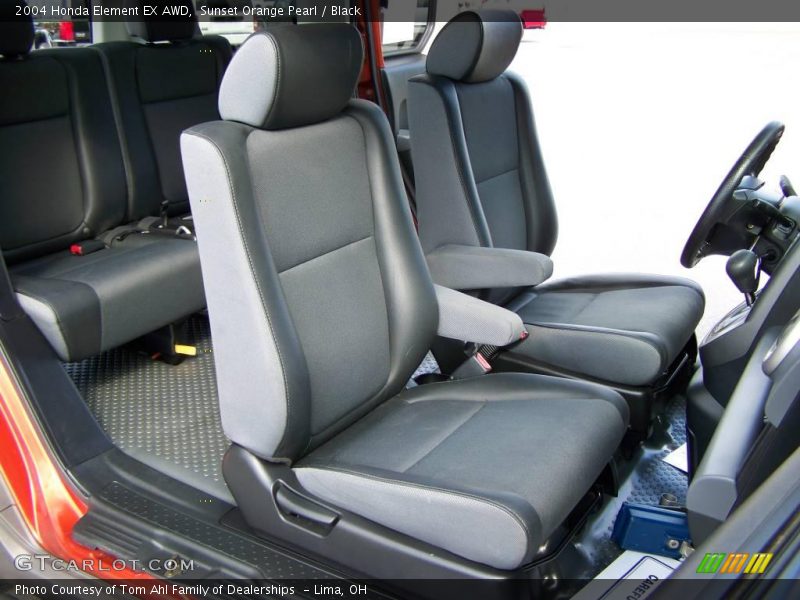 Sunset Orange Pearl / Black 2004 Honda Element EX AWD